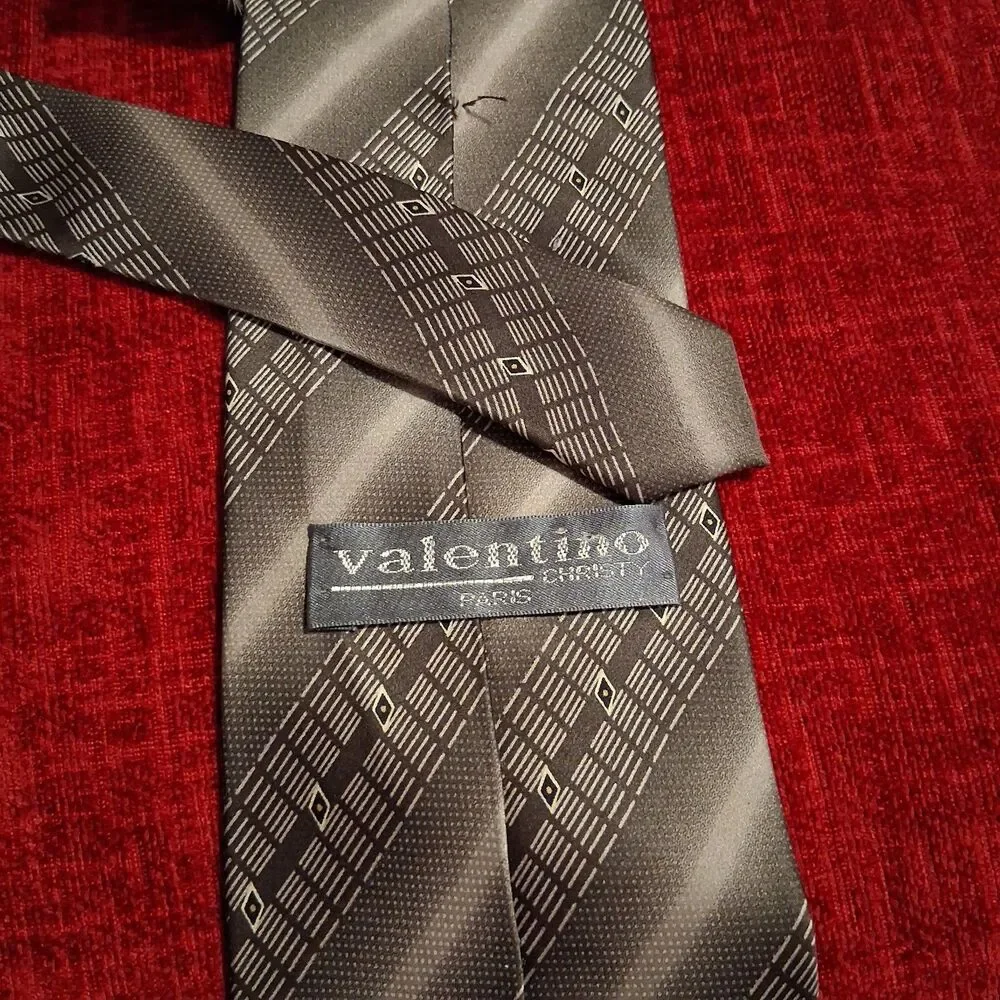 Valentino tie gray